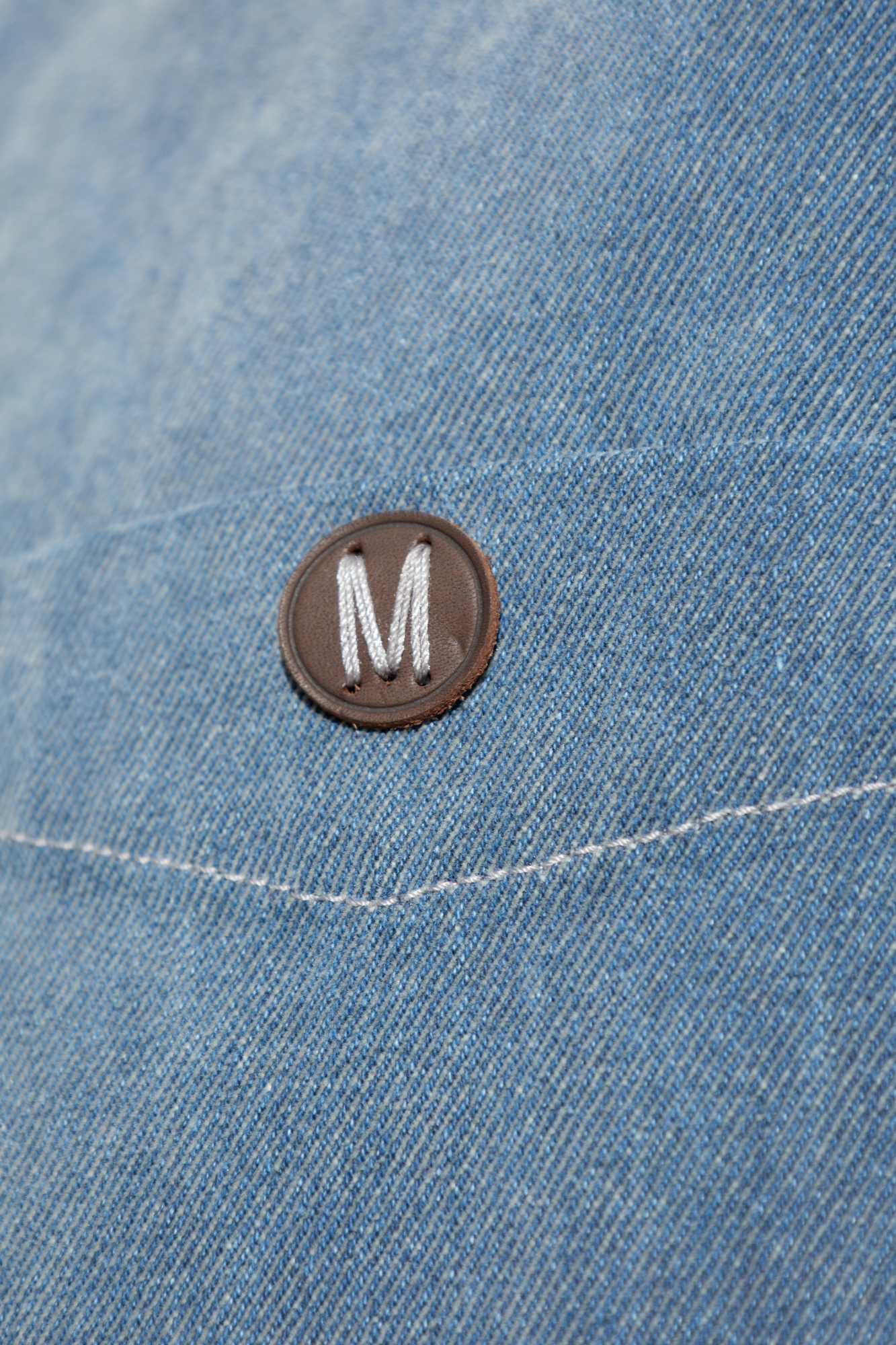 Moschino Denim shirt with logo | Men's Clothing | Vitkac